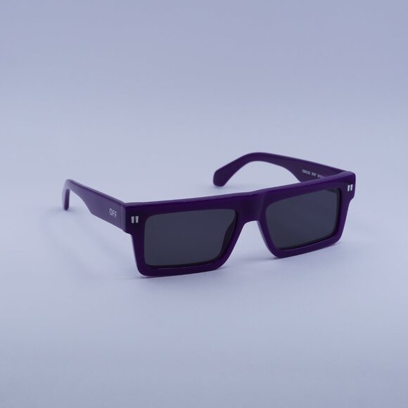 Off-White OERI13Z CHANDLER 3707 Sunglasses Purple Square Frame, Grey Lenses main image 4